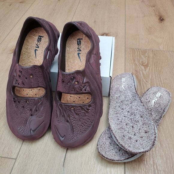 Nike ISPA Universal Earth Brown Slipper Sandals Mens Size 9 DM0886-200 Shoes - Picture 6 of 10